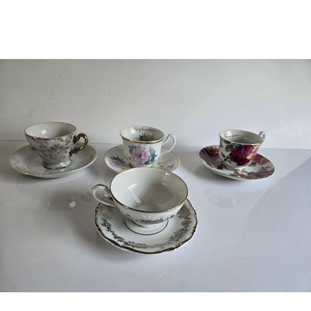 Teacup Demitasse Lot Vintage
